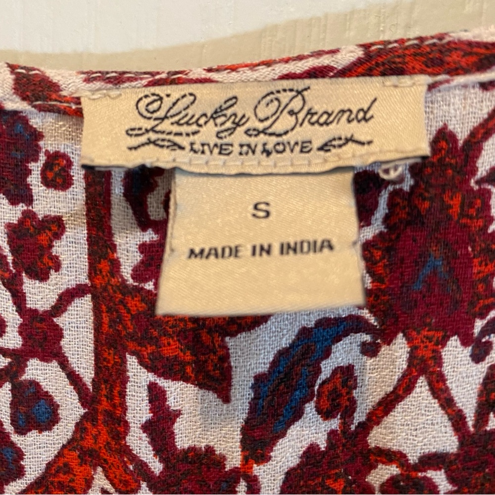 Lucky Brand Boho Batik Maxi Dress ZB2 - Picture 5 of 5